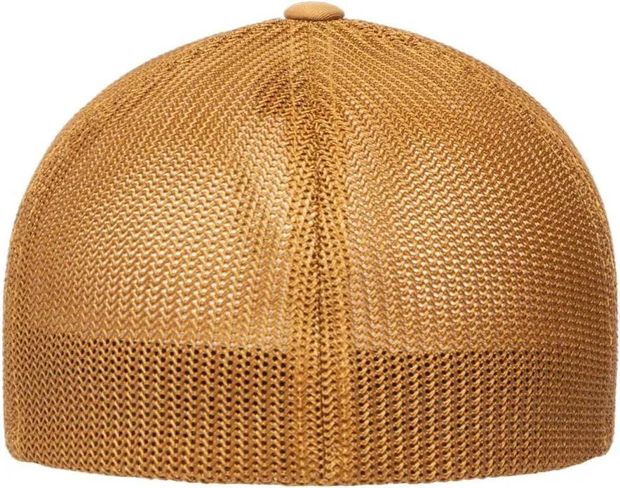 1960-64 Corvair Convertible Outline Design Flexfit Trucker Mesh Fitted Cap