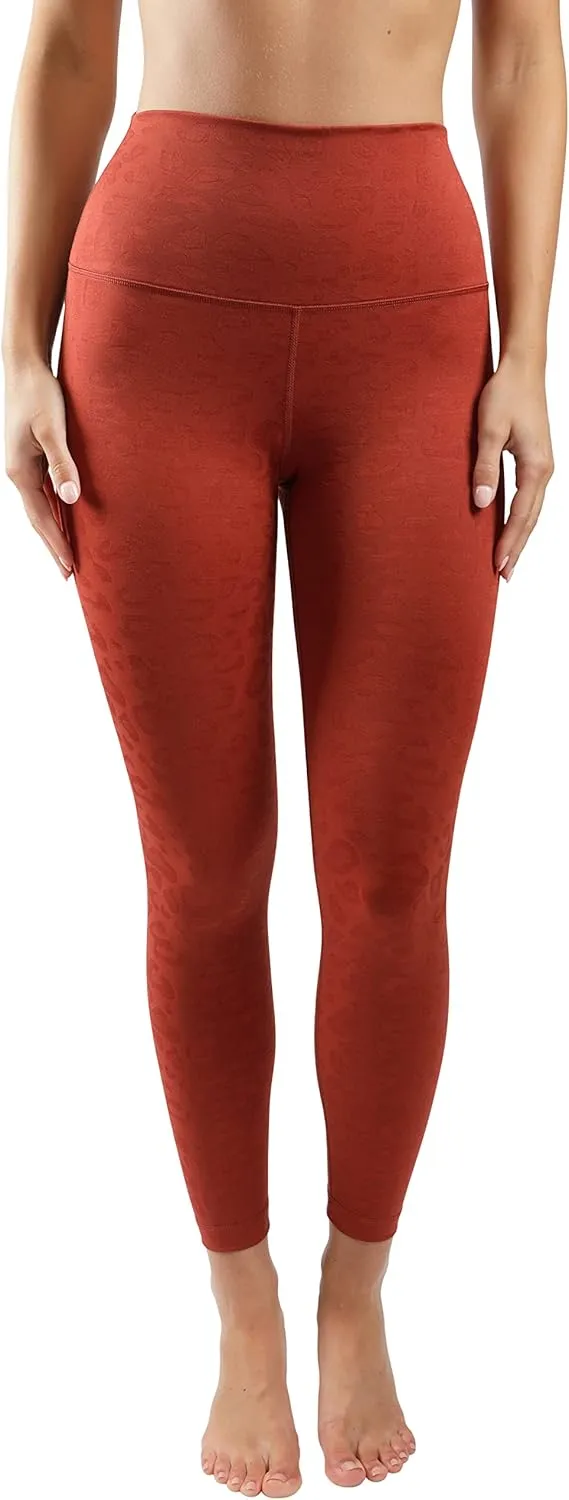 90 Degree By Reflex High Waist Tummy Control Squat Proof Ankle Length Printed Leggings