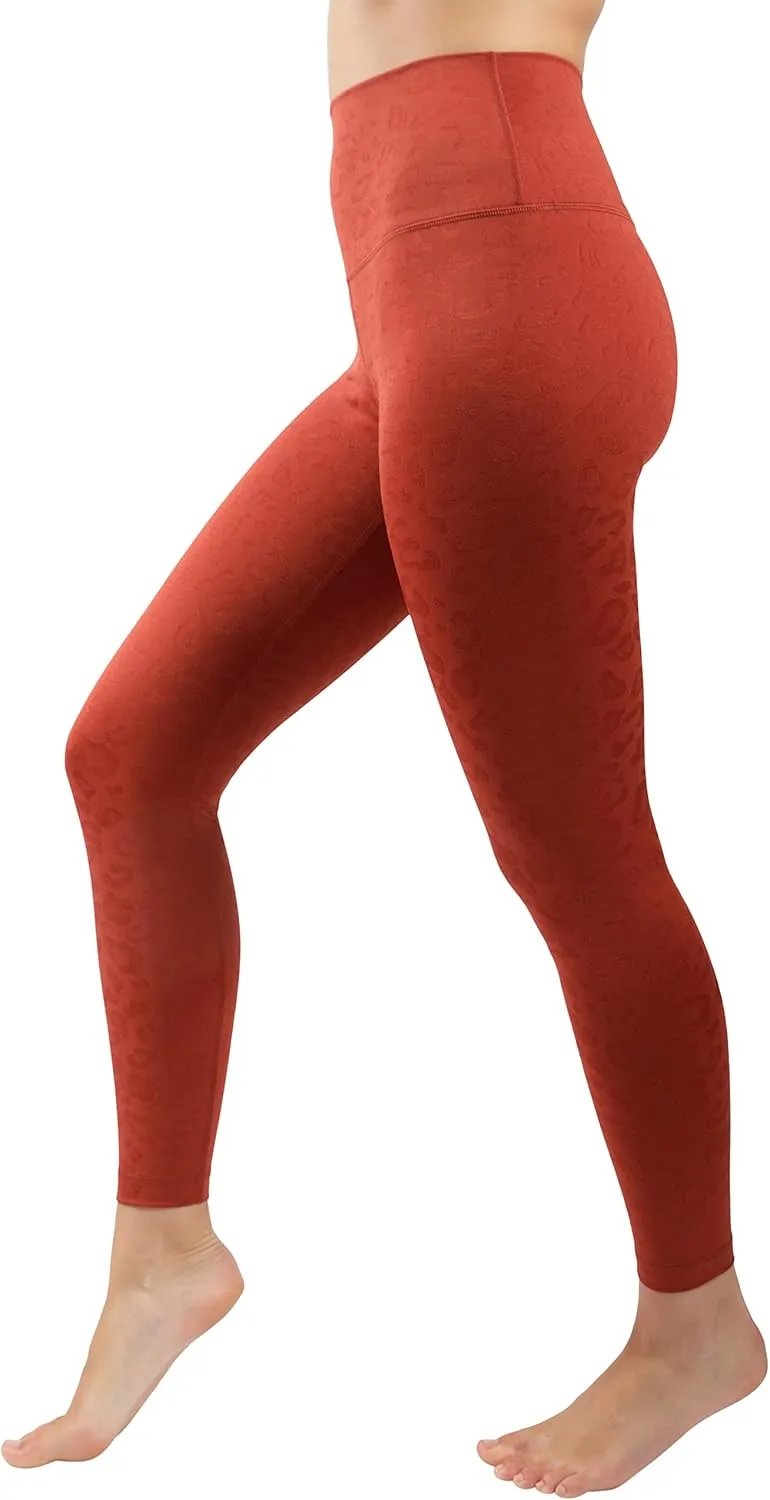 90 Degree By Reflex High Waist Tummy Control Squat Proof Ankle Length Printed Leggings