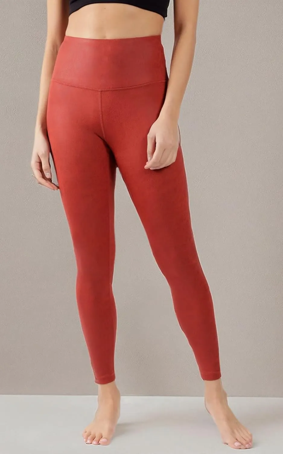 90 Degree By Reflex Womens High Waist Squat Proof Ankle Length Printed Leggings