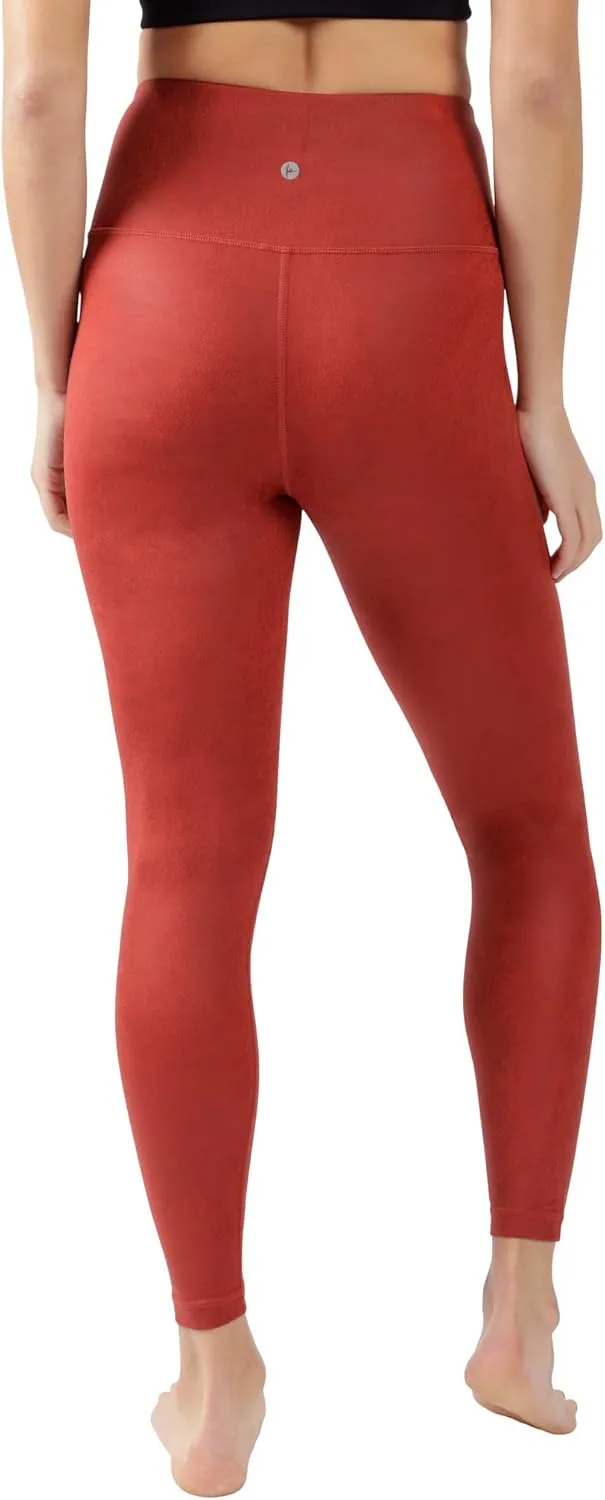 90 Degree By Reflex Womens High Waist Squat Proof Ankle Length Printed Leggings