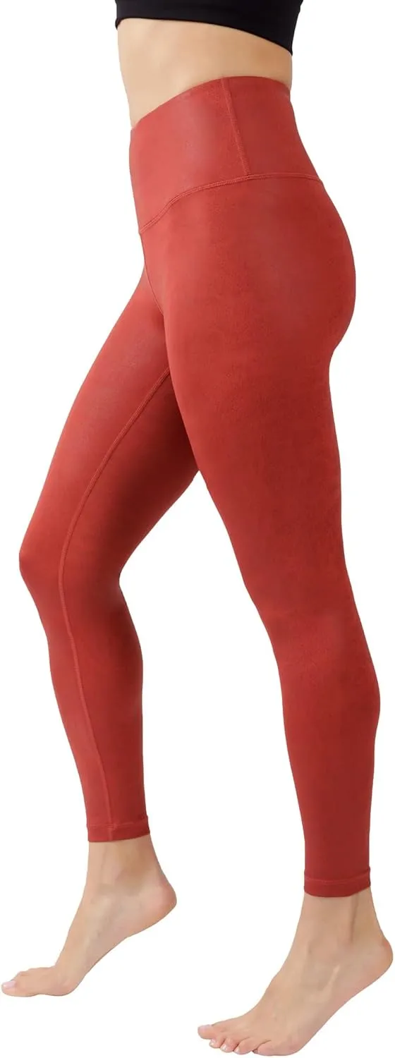 90 Degree By Reflex Womens High Waist Squat Proof Ankle Length Printed Leggings