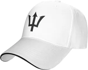 Barbados Flag Baseball Cap Mens and Womens Crisp Practical Hip hop caps