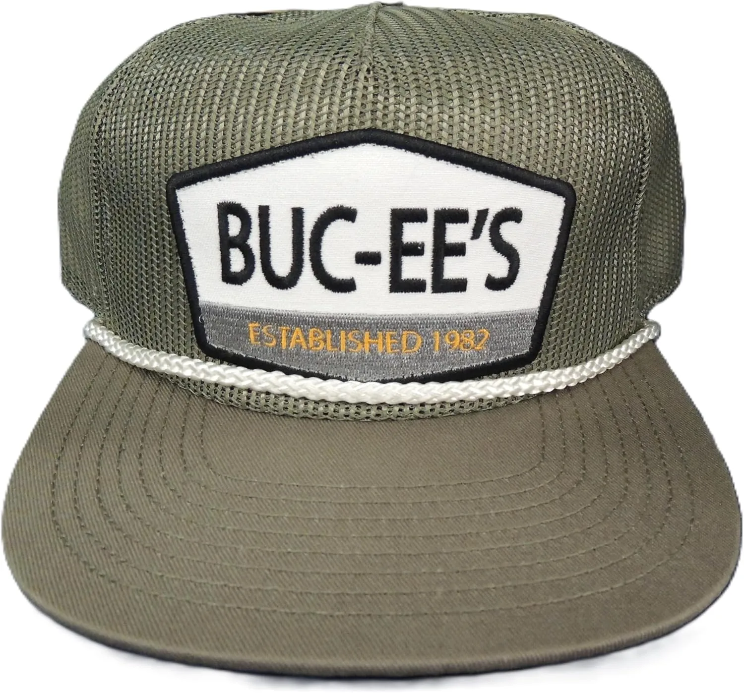 Buc-ee's Adjustable Snapback Trucker Hat The Beaver Logo Embroidered on Front, One Size Fits All