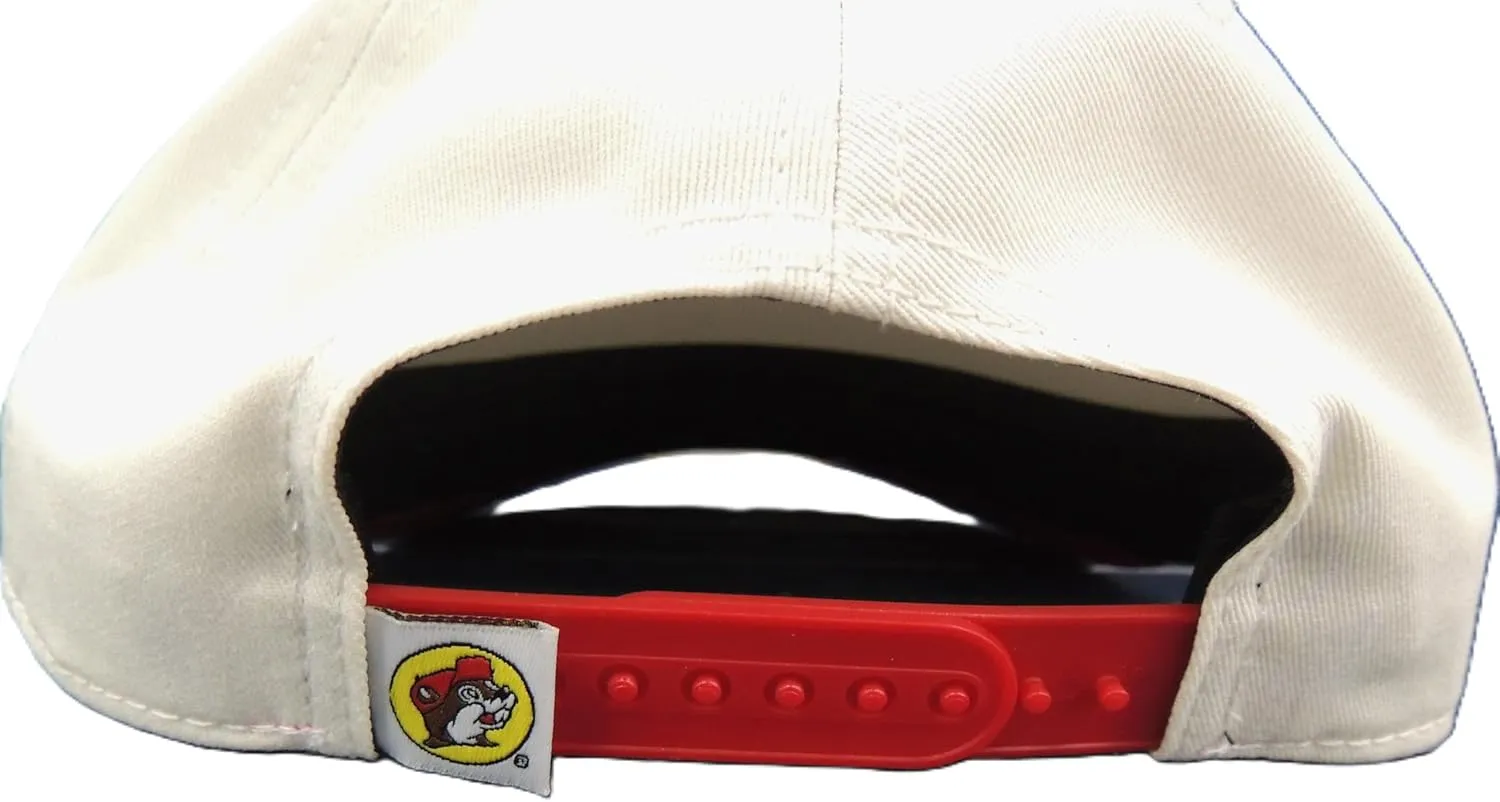 Buc-ee's Adjustable Snapback Trucker Hat The Beaver Logo Embroidered on Front, One Size Fits All