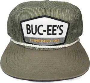 Buc-ee's Adjustable Snapback Trucker Hat The Beaver Logo Embroidered on Front, One Size Fits All