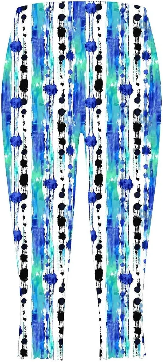 Capris Leggings for Womens Summer 2025 High Waist Tummy Control Yoga Pants Comfy Stretchy Workout Compression Pants