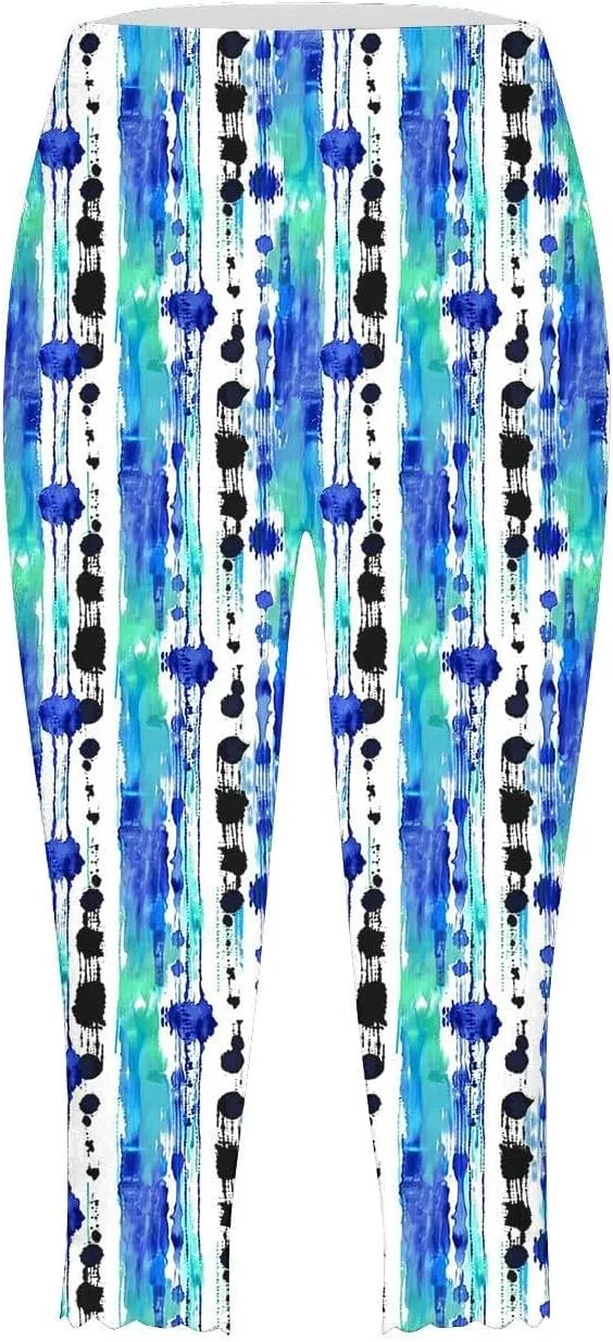 Capris Leggings for Womens Summer 2025 High Waist Tummy Control Yoga Pants Comfy Stretchy Workout Compression Pants