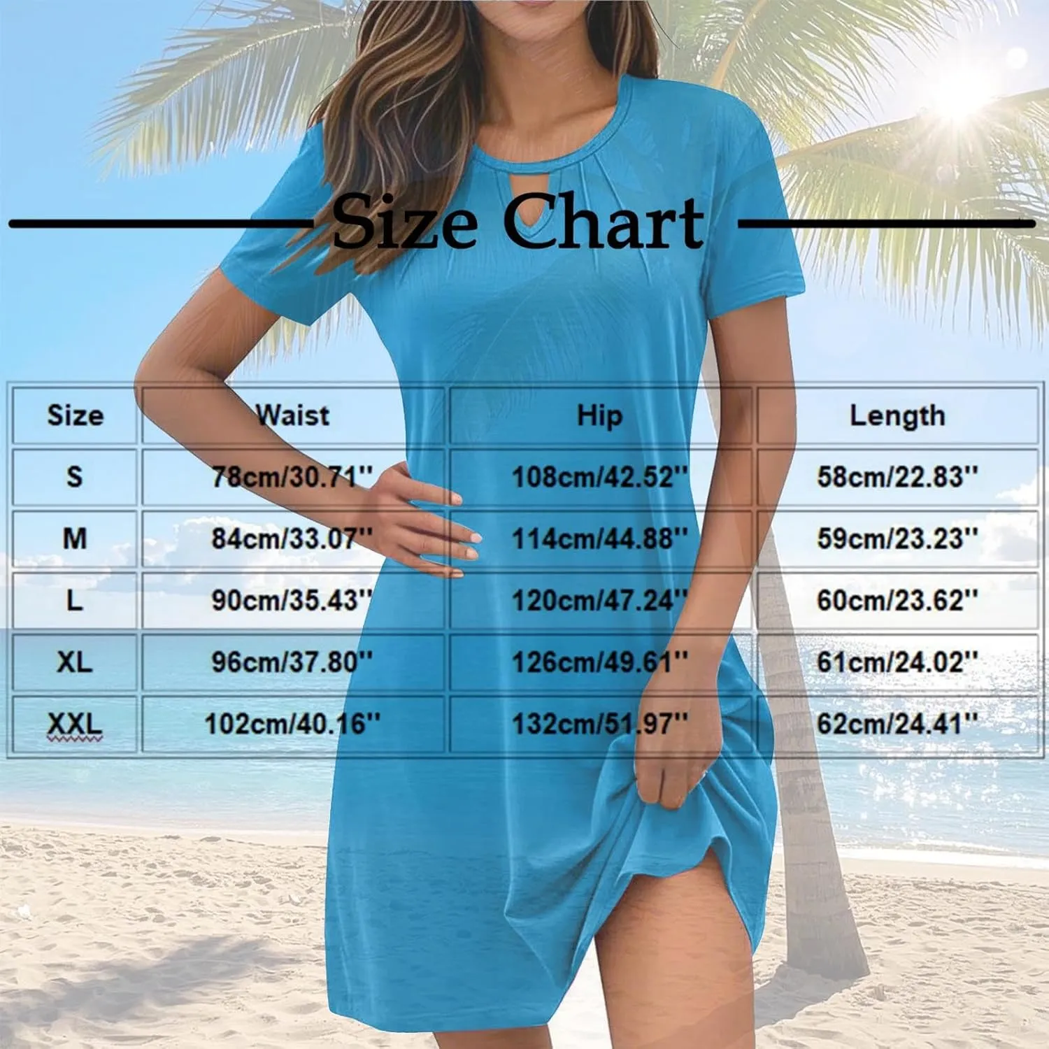 Casual Keyhole Dress for Women Summer Dress Vestidos Elegantes de Mujer para Fiesta Wedding Guest