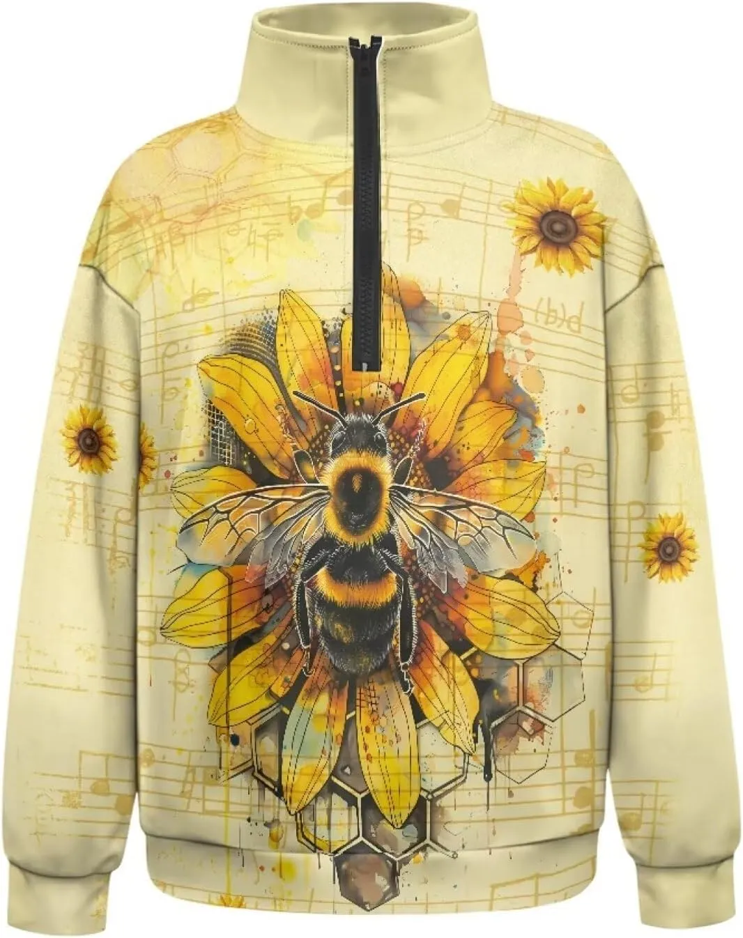DISNIMO Fall Outfits for Women 2024 Sweatshirts Half Zip Pullover Cropped Tops
