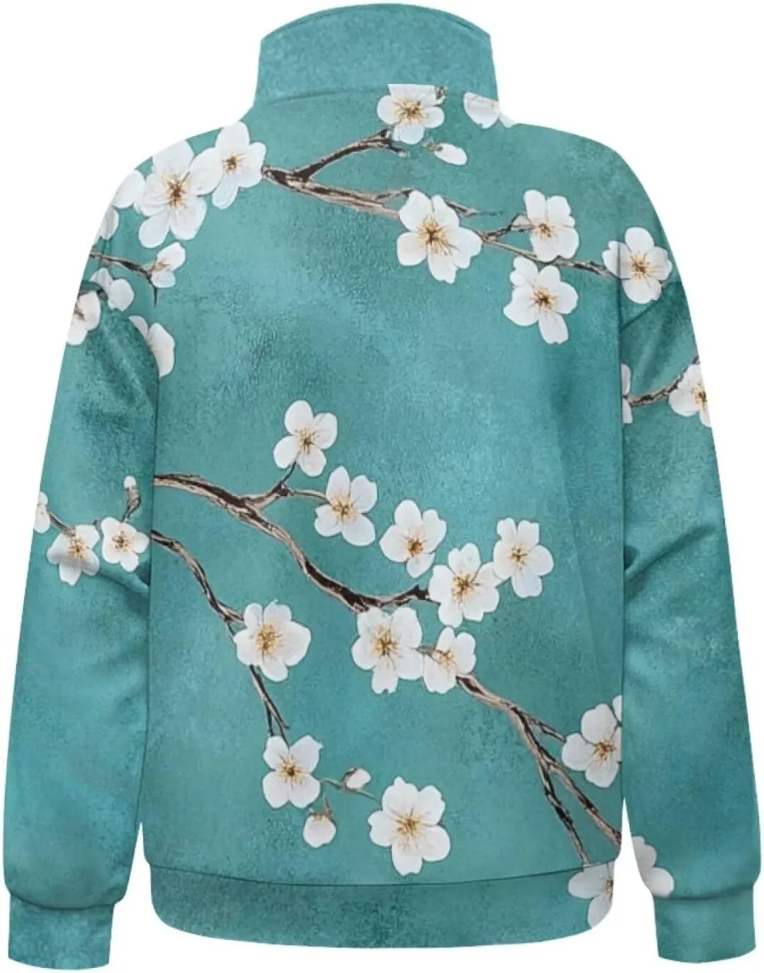 DISNIMO Fall Outfits for Women 2024 Sweatshirts Half Zip Pullover Cropped Tops