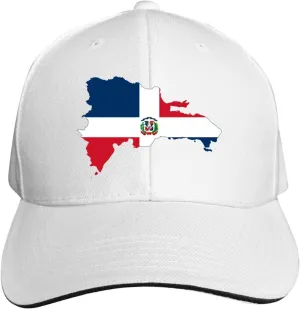 Dominican Rep Flag T Sun Caps Unisex Stylish Free Adjustment Baseball Cap