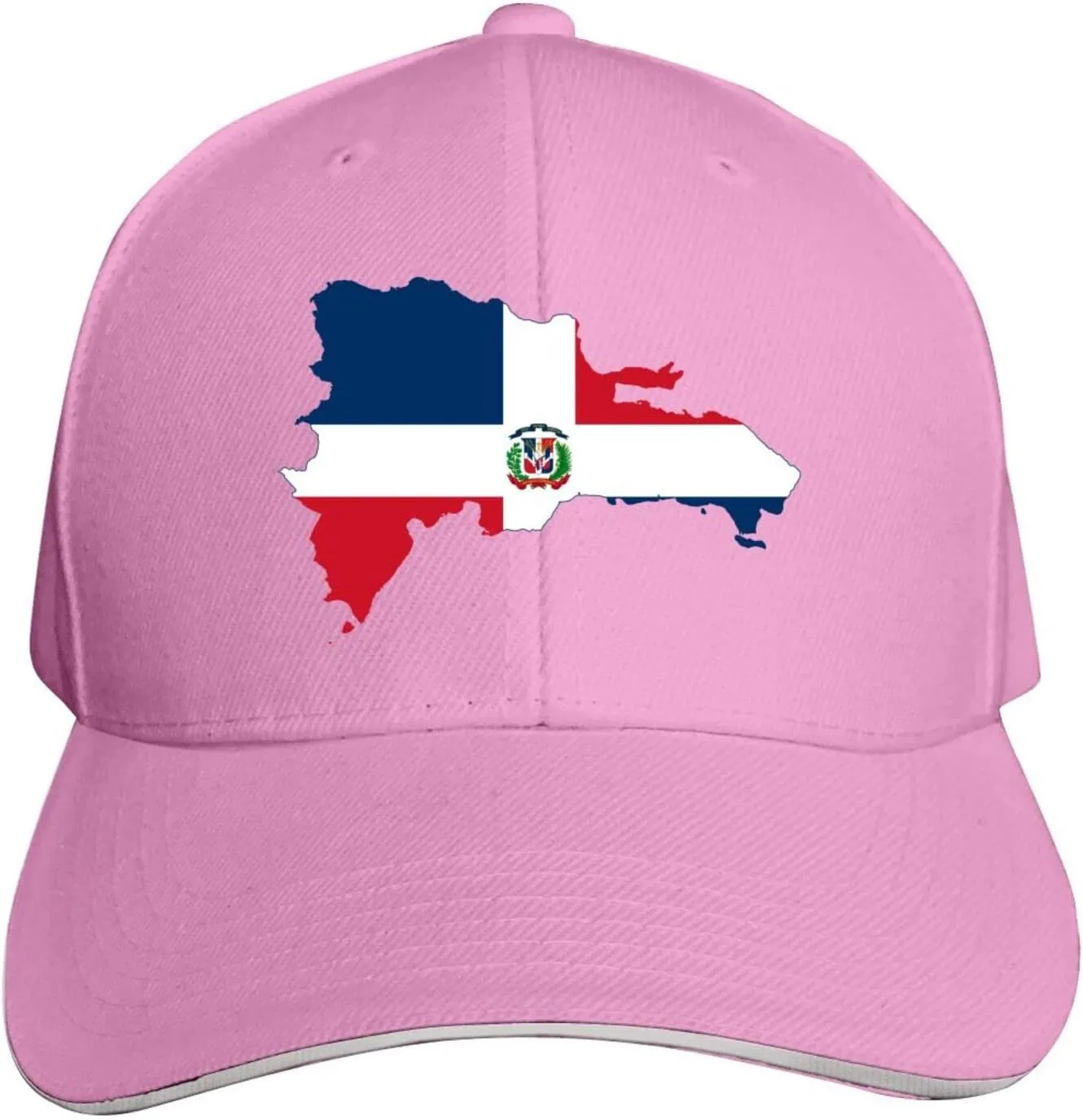 Dominican Rep Flag T Sun Caps Unisex Stylish Free Adjustment Baseball Cap