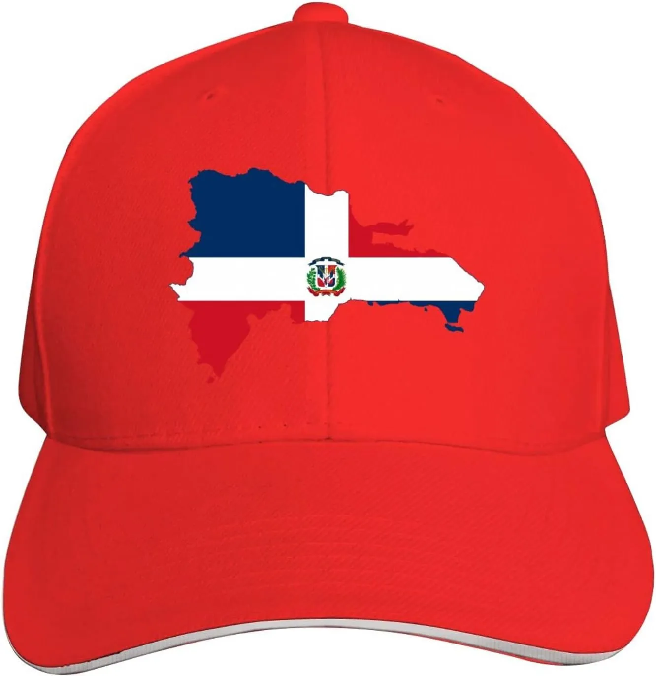 Dominican Rep Flag T Sun Caps Unisex Stylish Free Adjustment Baseball Cap