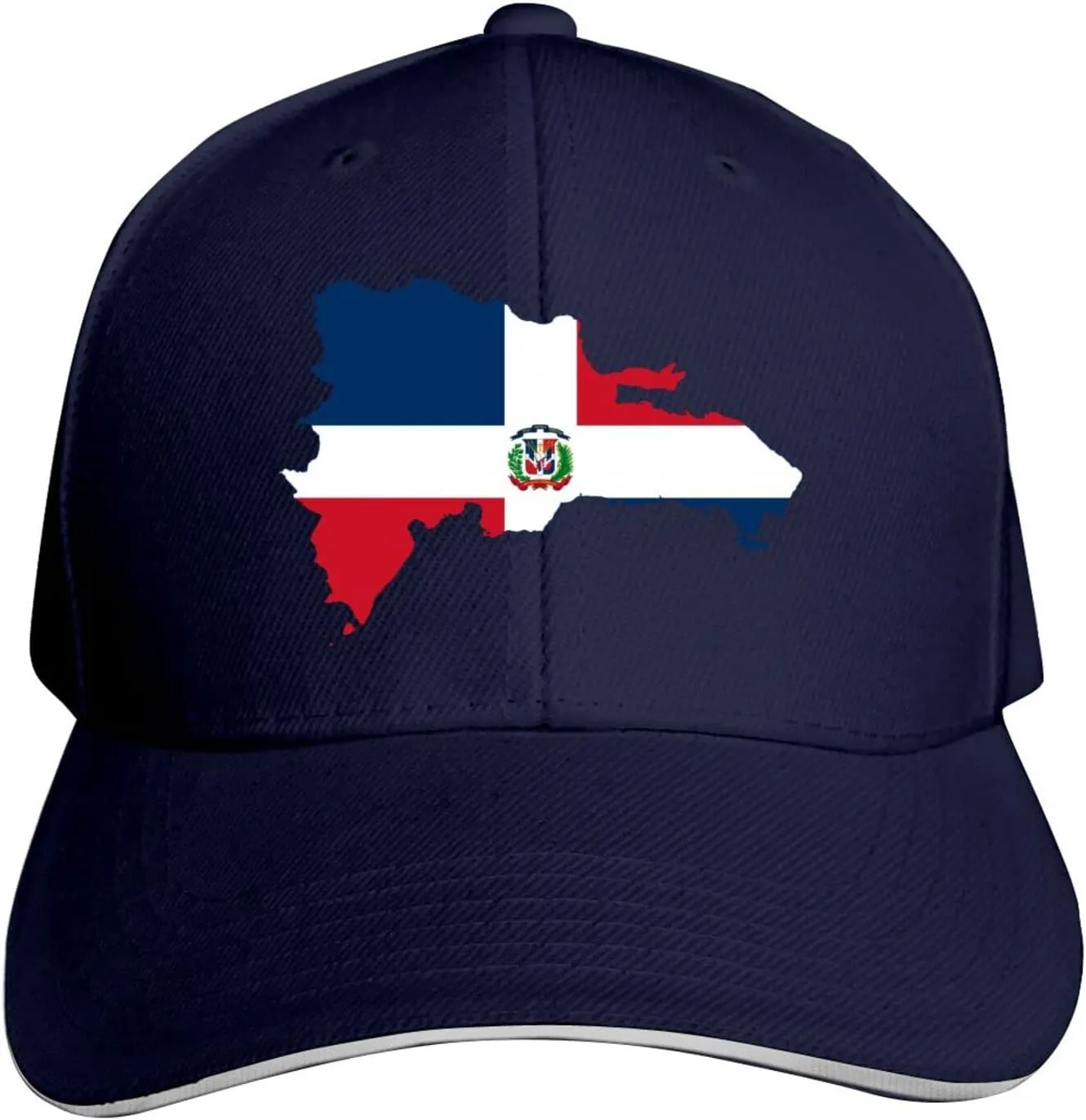 Dominican Rep Flag T Sun Caps Unisex Stylish Free Adjustment Baseball Cap
