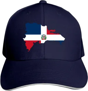 Dominican Rep Flag T Sun Caps Unisex Stylish Free Adjustment Baseball Cap