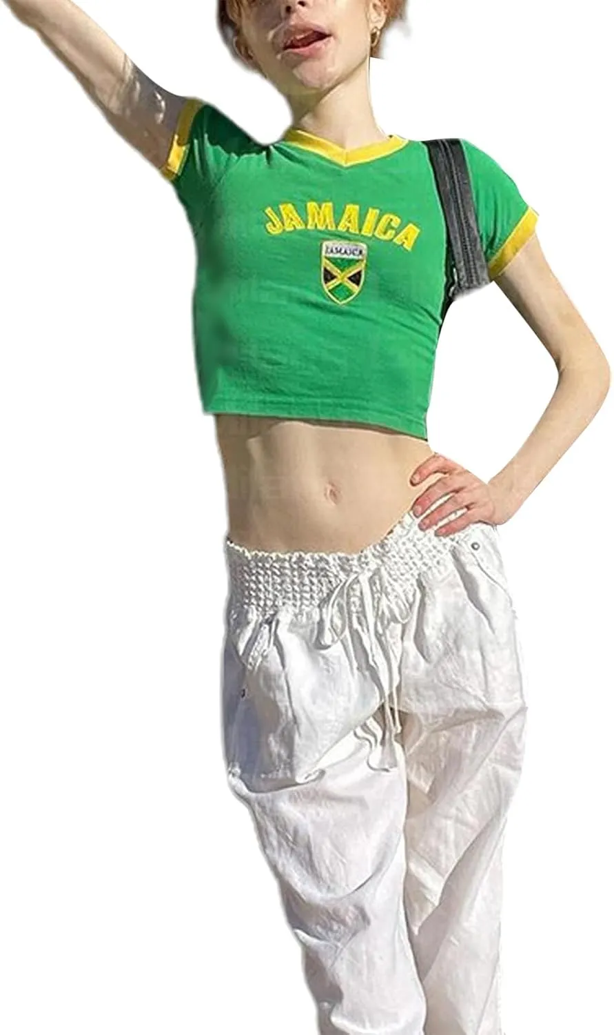 E-Girls Baby Tee for Women Y2k Graphic Short Sleeve Crop Tops Vintage Aesthetic Streetwear Tee Shirts