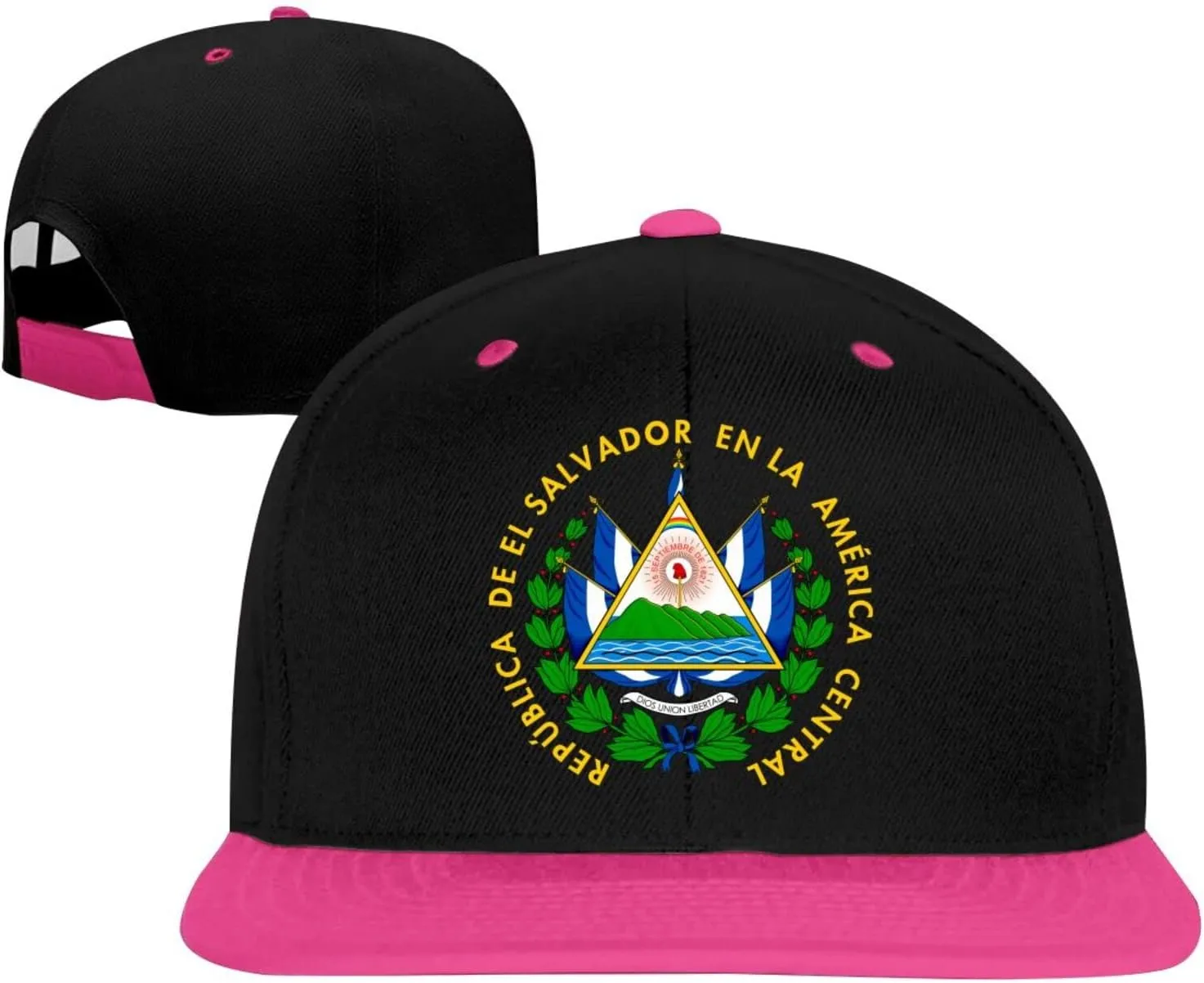 El Salvador Flag Trucker Hat Unisex Stylish Free Adjustment Vintage