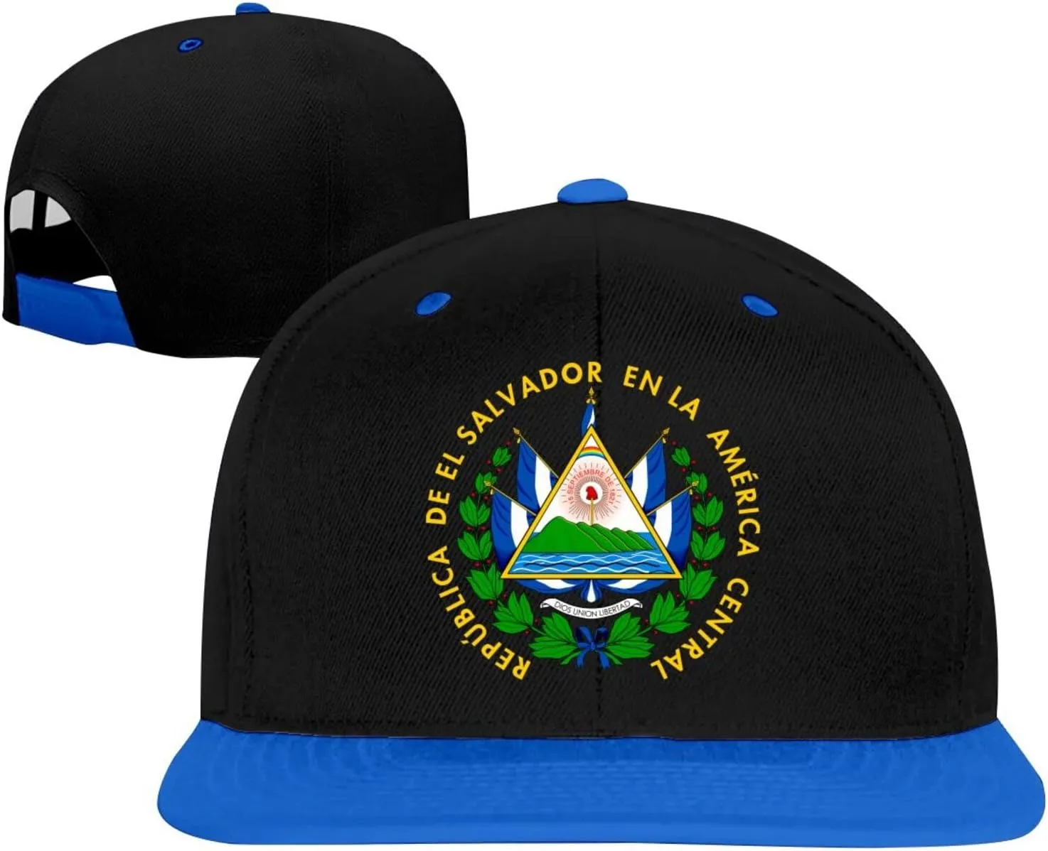 El Salvador Flag Trucker Hat Unisex Stylish Free Adjustment Vintage