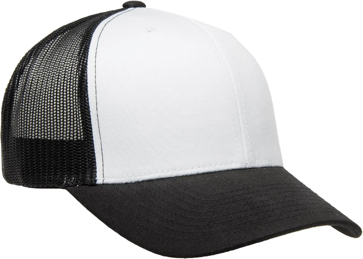 Embroidered Wolf Paw Trucker Snapback Cap Mesh Back Men and Women