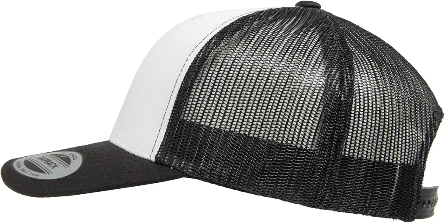 Embroidered Wolf Paw Trucker Snapback Cap Mesh Back Men and Women