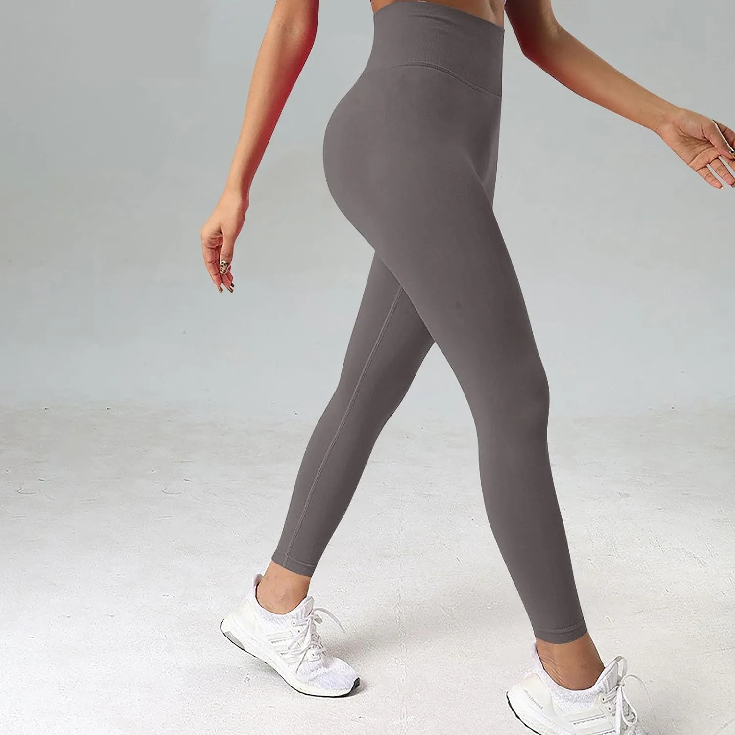 fanmpghleoo Butt Scrunch Leggings for Women Tummy Control High Waisted Yoga Pants Butt Lifting Gym Athletic Workout Leggings