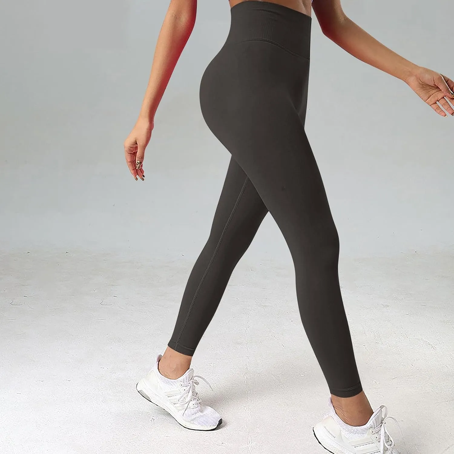 fanmpghleoo Butt Scrunch Leggings for Women Tummy Control High Waisted Yoga Pants Butt Lifting Gym Athletic Workout Leggings