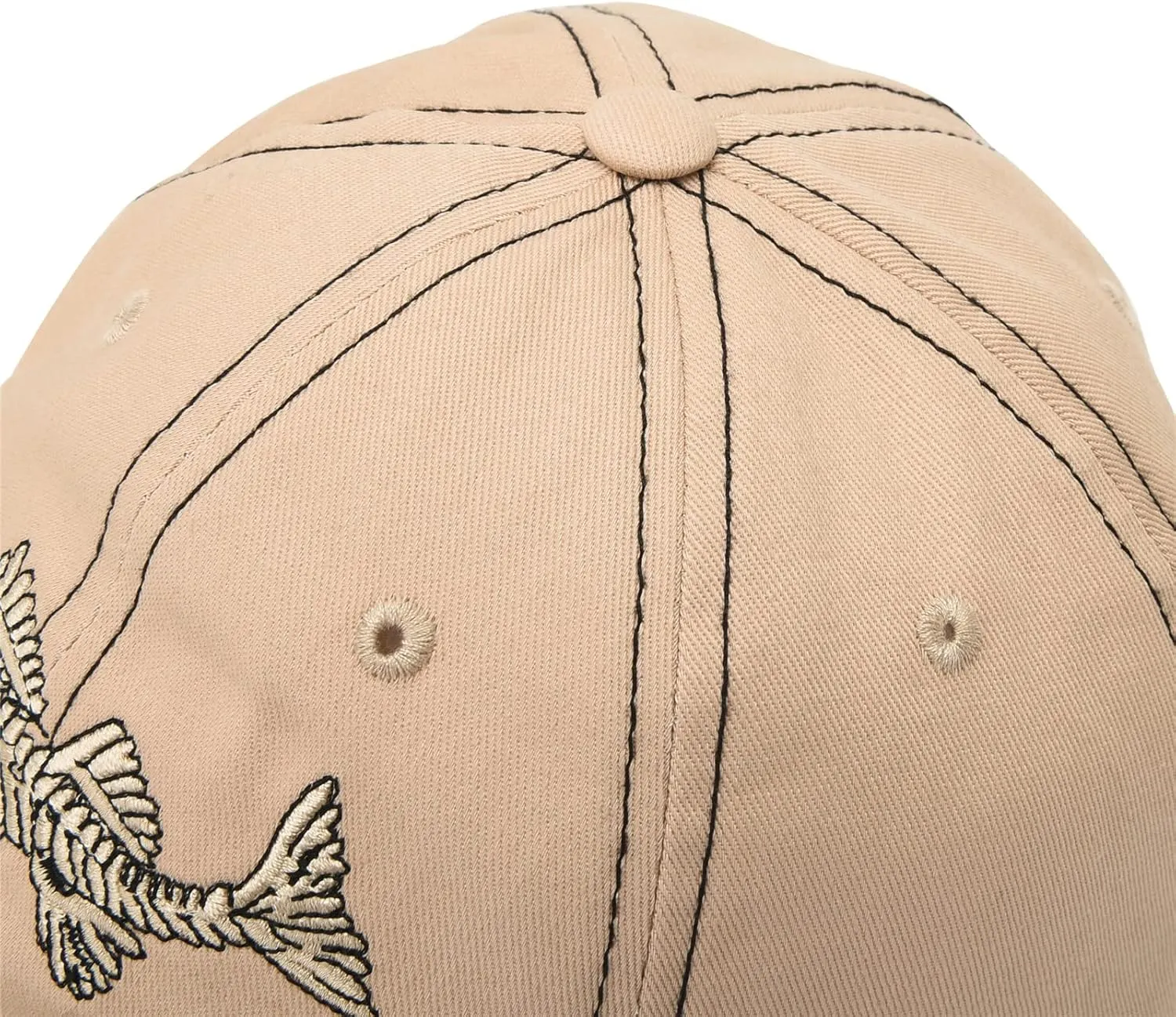 Fish Born Trucker Hats Outdoor Adjustable Fishing Dad Hats Perfect for Camping and Daily Use Street Hip Pop Baseball Golf Cap