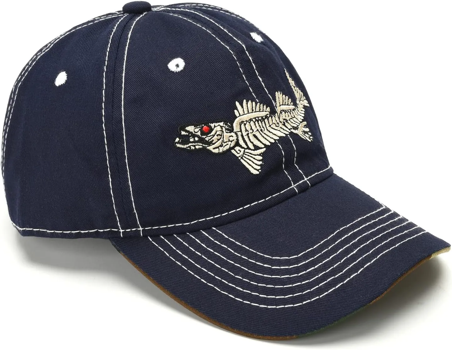 Fish Born Trucker Hats Outdoor Adjustable Fishing Dad Hats Perfect for Camping and Daily Use Street Hip Pop Baseball Golf Cap