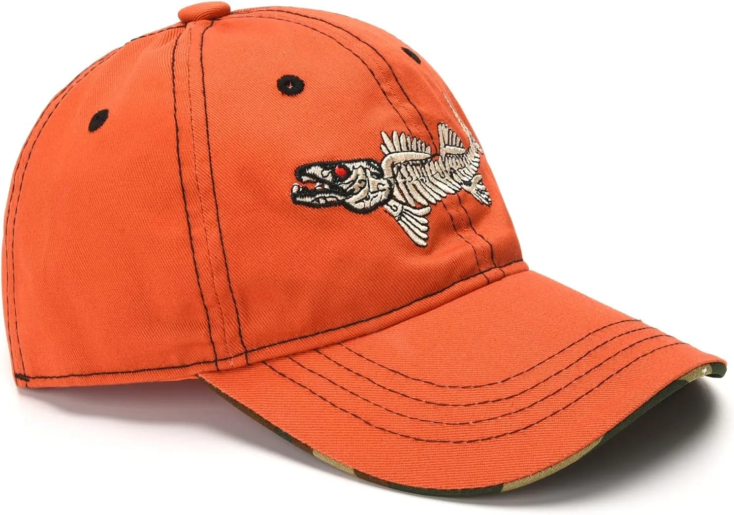 Fish Born Trucker Hats Outdoor Adjustable Fishing Dad Hats Perfect for Camping and Daily Use Street Hip Pop Baseball Golf Cap