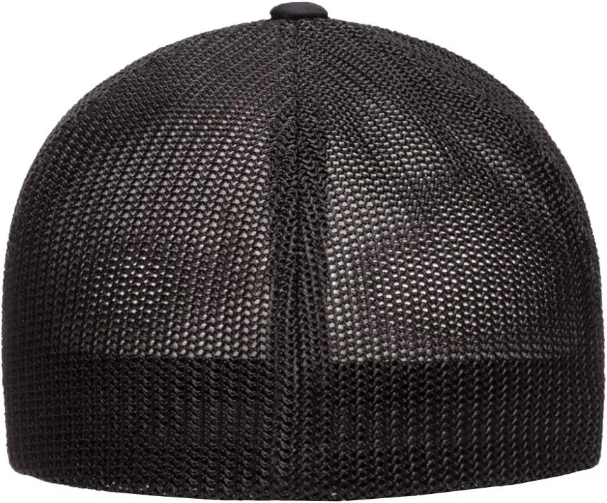 Ford Racing Logo Flexfit 6511 Trucker Mesh Fitted Cap