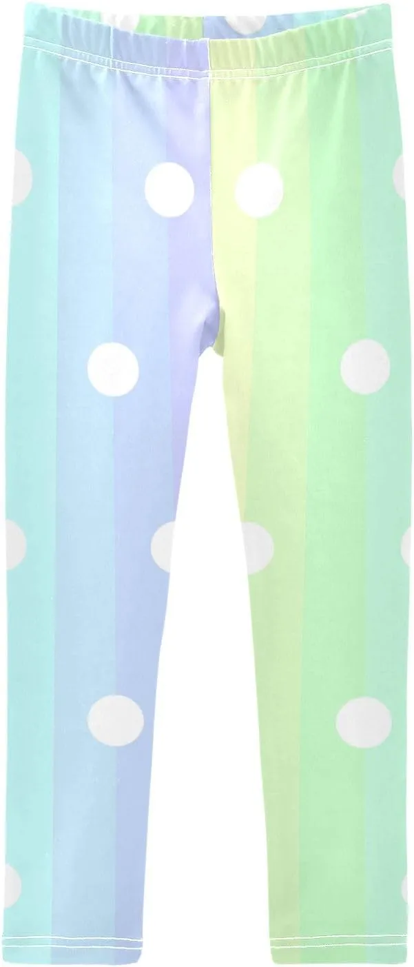 Girls Legging Kids Soft Stretchy Pants Full Length Girls Printed Leggings Yoga Pants