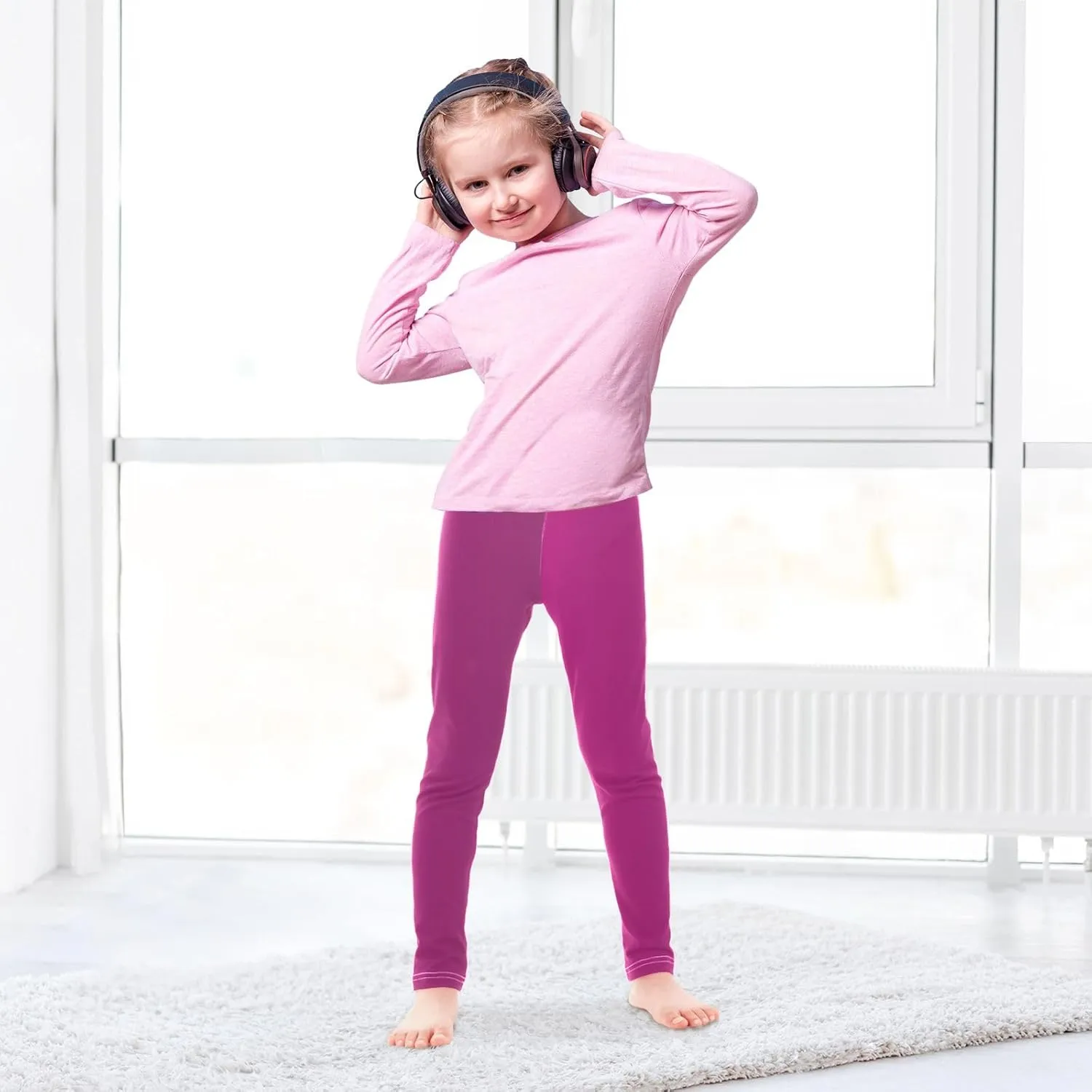 Girls Legging Kids Soft Stretchy Pants Full Length Girls Printed Leggings Yoga Pants