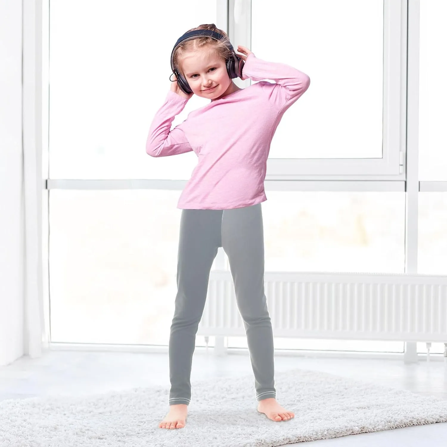 Girls Legging Kids Soft Stretchy Pants Full Length Girls Printed Leggings Yoga Pants
