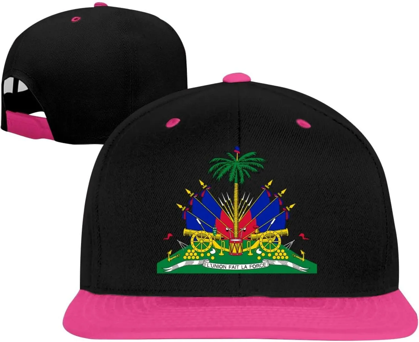 Haiti Flag Trucker Hat Mens and Womens Tough Lightweight Vintage