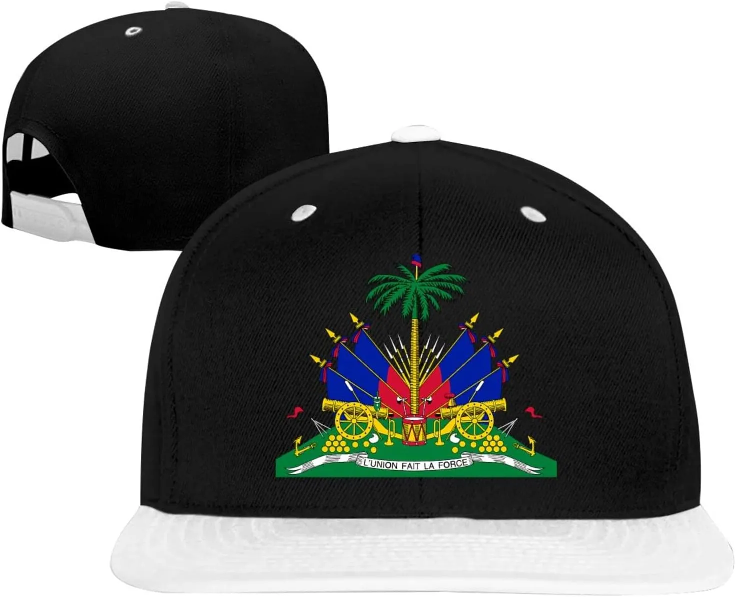Haiti Flag Trucker Hat Mens and Womens Tough Lightweight Vintage