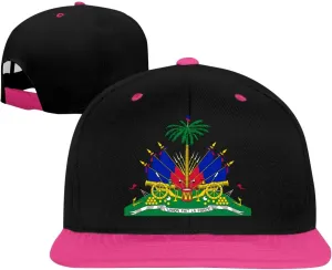 Haiti Flag Trucker Hat Mens and Womens Tough Lightweight Vintage