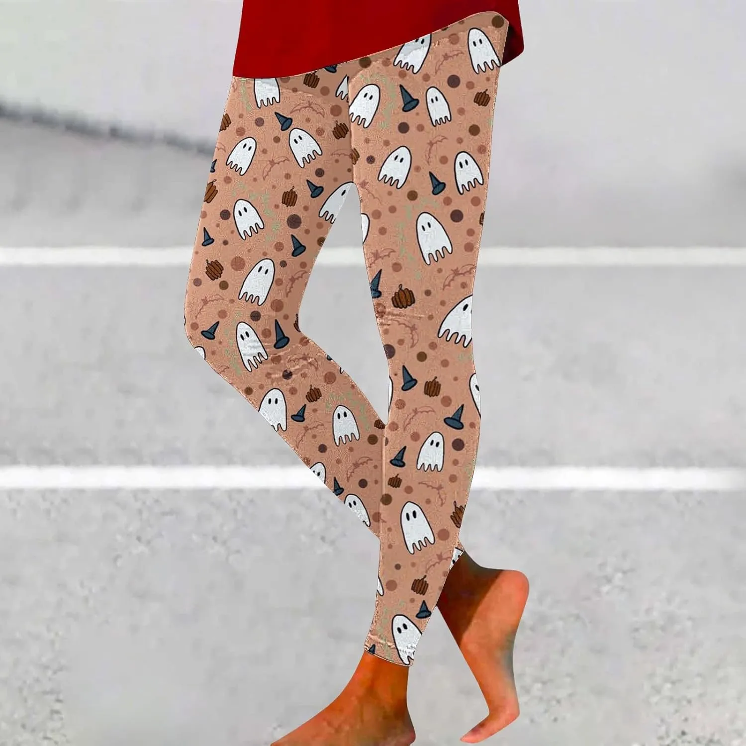 Halloween Leggings for Women Halloween Printed Leggings Workout Sport Trousers Pants Gym Athletic Running Yoga Pants