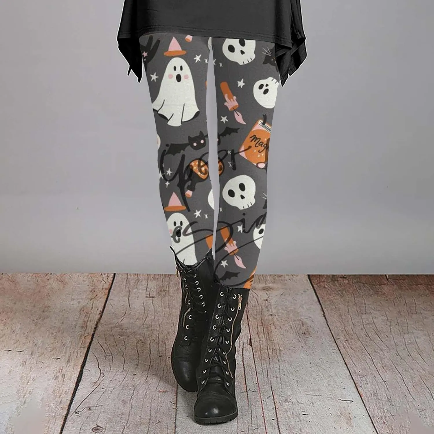 Halloween Leggings for Women Halloween Printed Leggings Workout Sport Trousers Pants Gym Athletic Running Yoga Pants