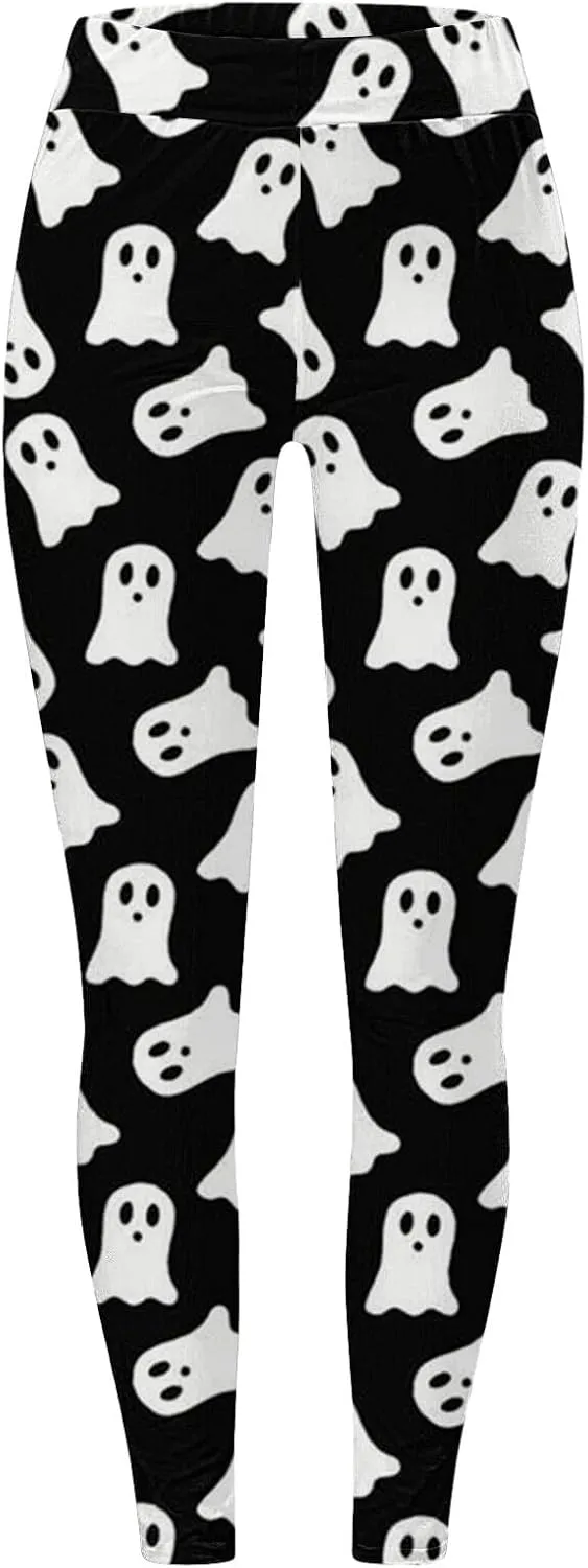 Halloween Leggings for Women Halloween Printed Leggings Workout Sport Trousers Pants Gym Athletic Running Yoga Pants