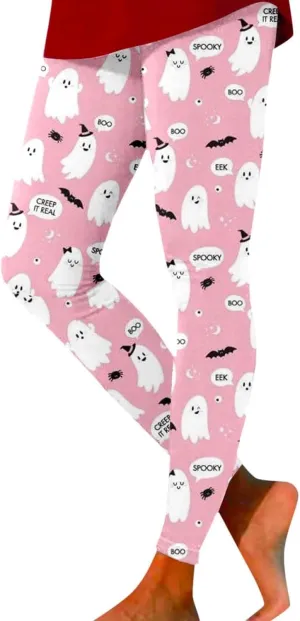 Halloween Leggings for Women Halloween Printed Leggings Workout Sport Trousers Pants Gym Athletic Running Yoga Pants