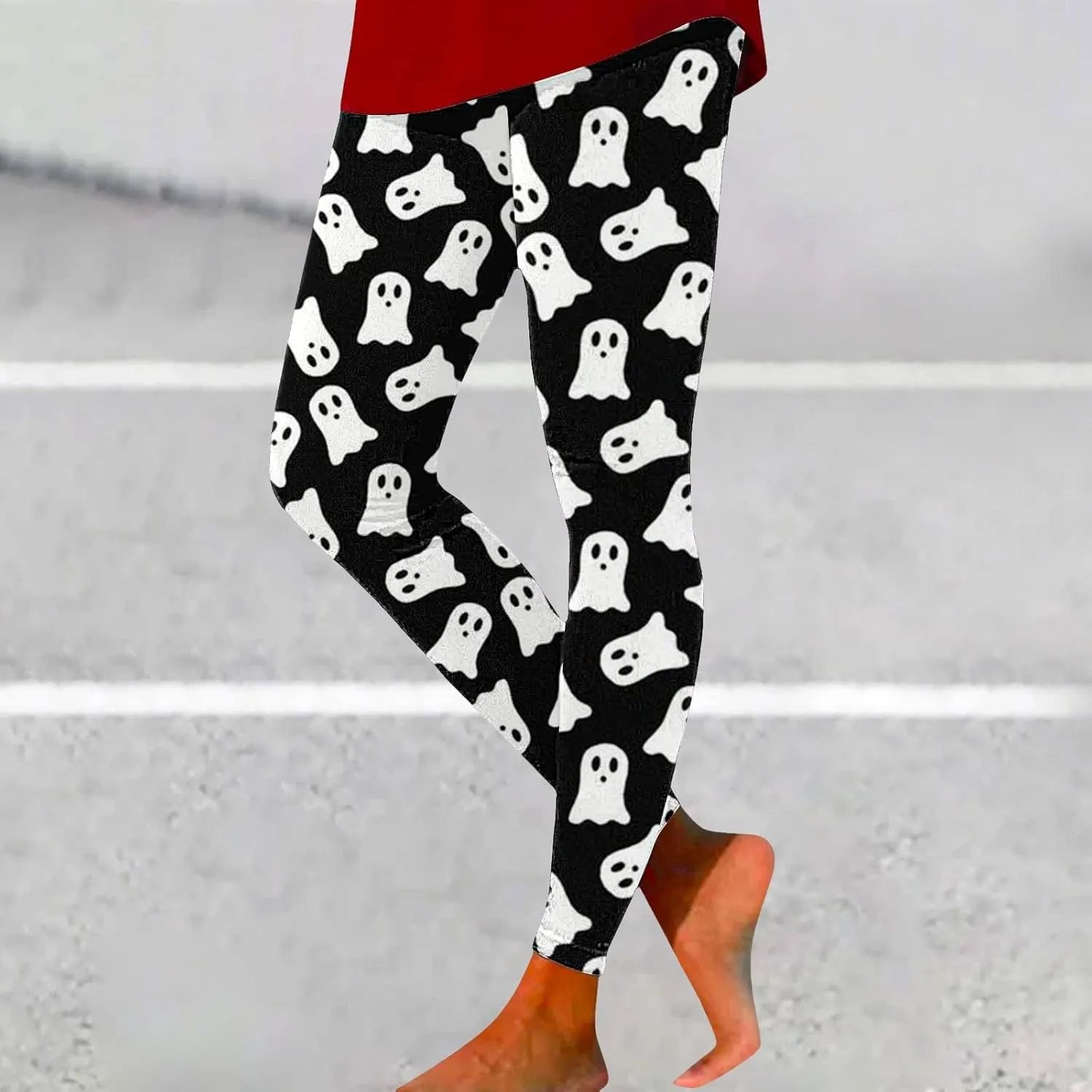 Halloween Leggings for Women Halloween Printed Leggings Workout Sport Trousers Pants Gym Athletic Running Yoga Pants