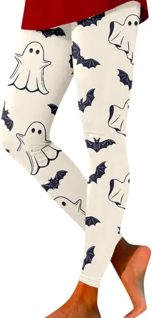Halloween Leggings for Women Halloween Printed Leggings Workout Sport Trousers Pants Gym Athletic Running Yoga Pants