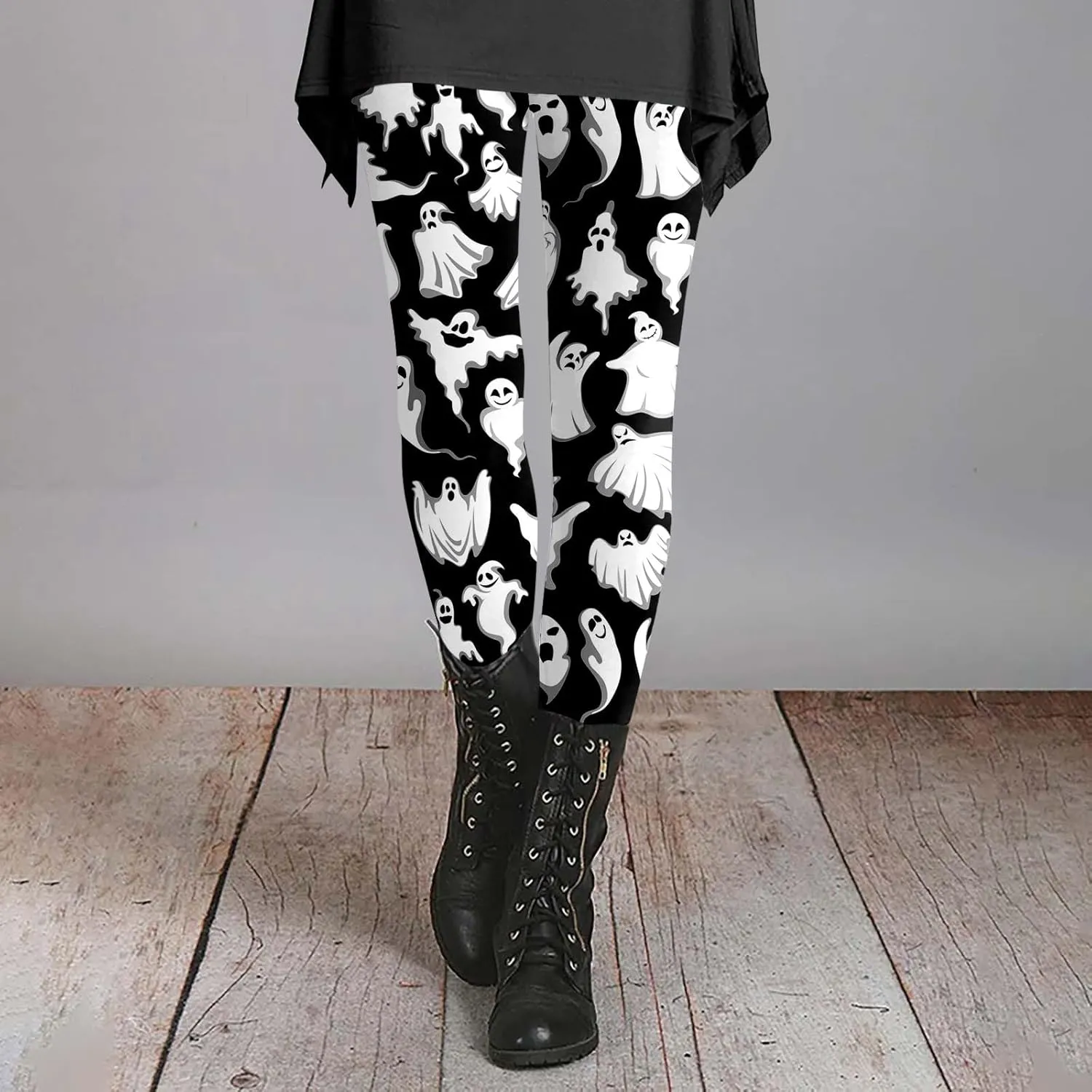 Halloween Leggings for Women Halloween Printed Leggings Workout Sport Trousers Pants Gym Athletic Running Yoga Pants