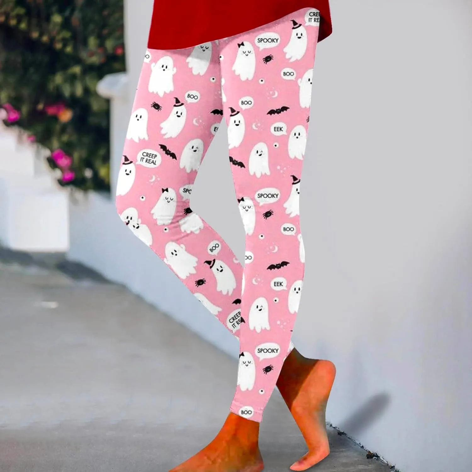 Halloween Leggings for Women Halloween Printed Leggings Workout Sport Trousers Pants Gym Athletic Running Yoga Pants