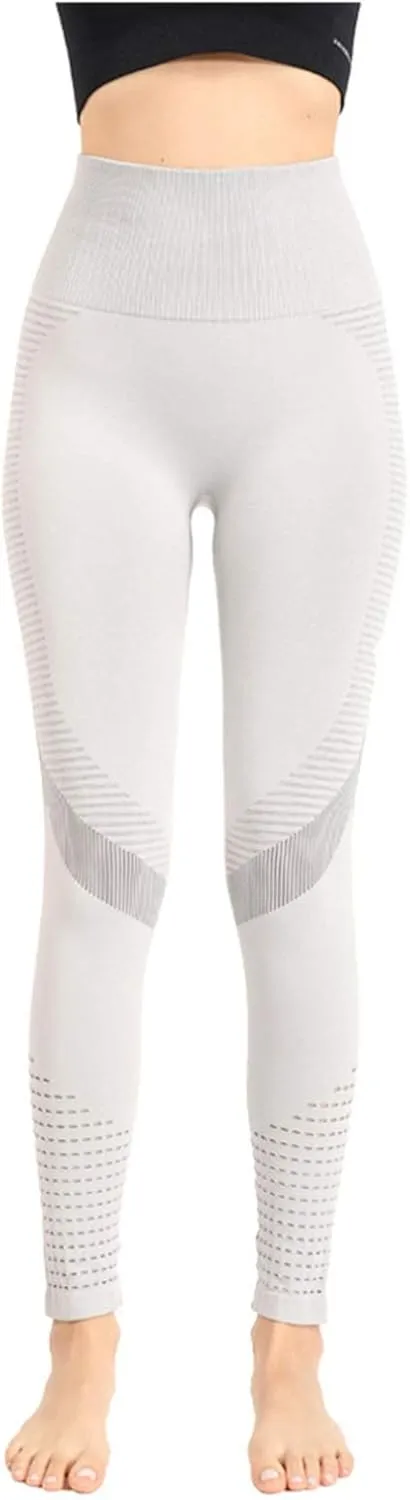 High Waisted Leggings Women's High Waist Workout Compression Seamless Fitness Yoga Leggings Tights Stretch Pants