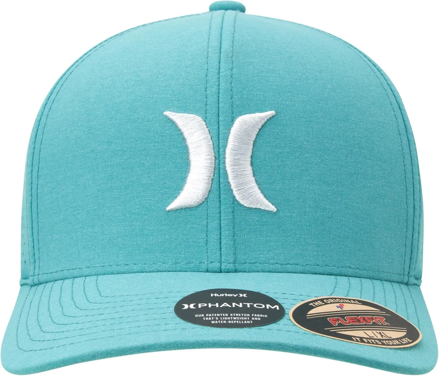 Hurley Men's Caps - Flexfit and Quick-Dry Phantom Curved Baseball Caps for Men - Classic Mens Trucker Hats (S-XL)