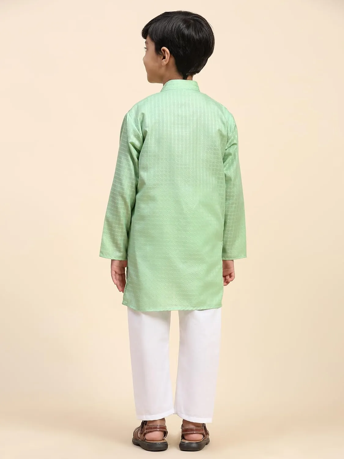 Indian Cotton Kurta Set For Boys | Traditional Kids Ethnic Wear | Pack of 1