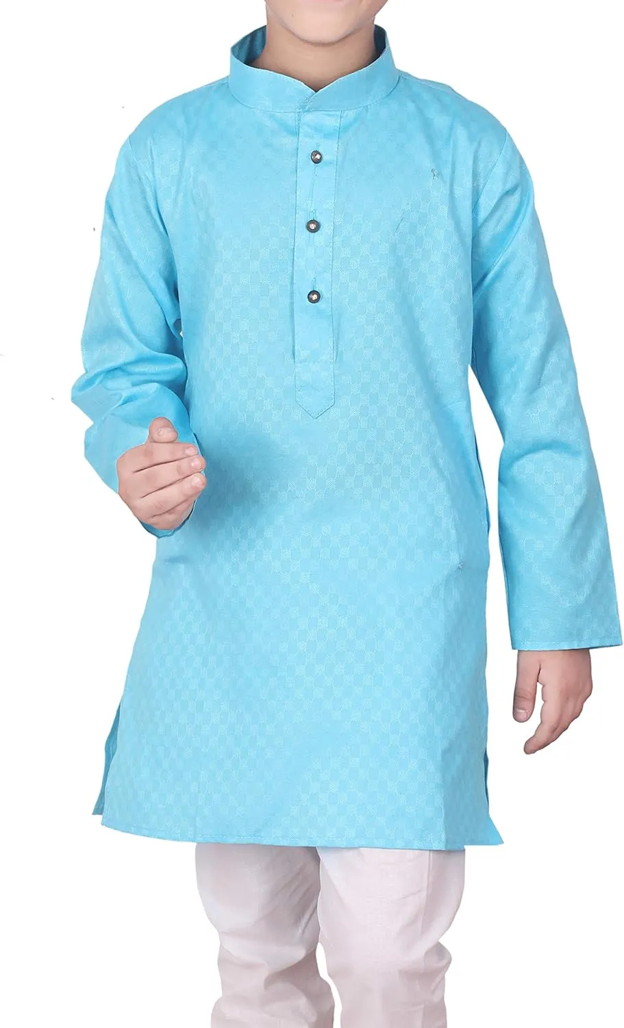 Indian Cotton Kurta Set For Boys | Traditional Kids Ethnic Wear | Pack of 1