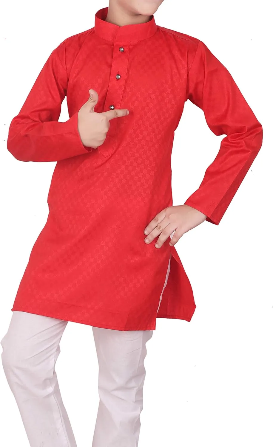 Indian Cotton Kurta Set For Boys | Traditional Kids Ethnic Wear | Pack of 1